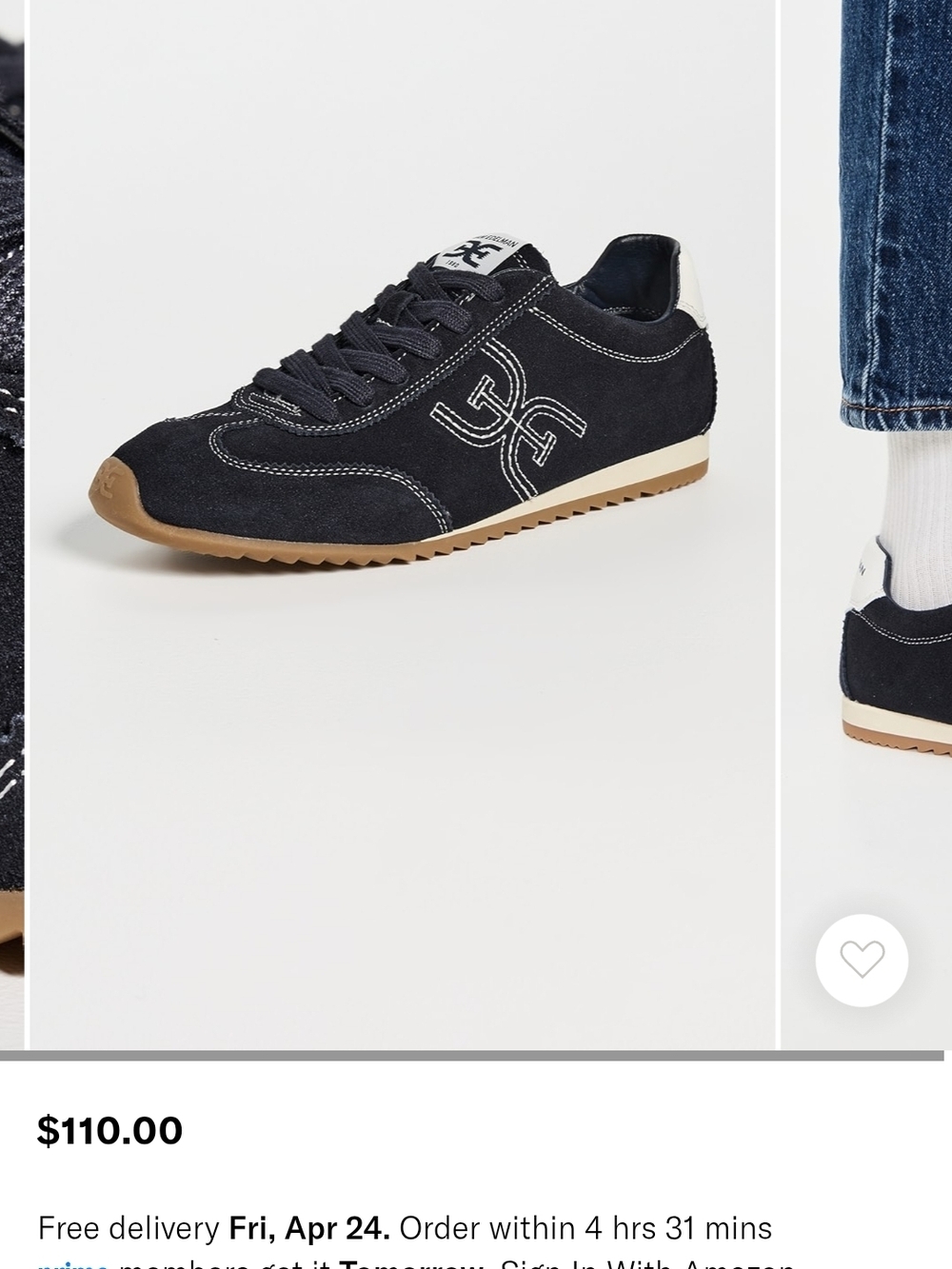 Sam Edelman Isella Suede Sneakers - Picture 6 of 12